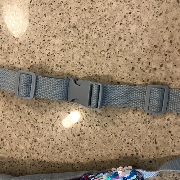 Justice Denim Flip Sequin Belt Bag Unicorn - Picture 10 of 14